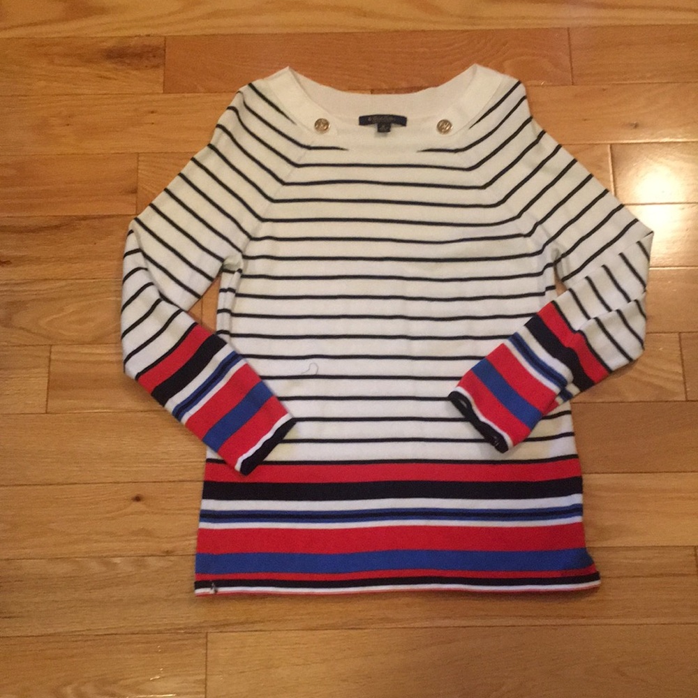 Brook Brothers Nautical Sweater w/brass buttons